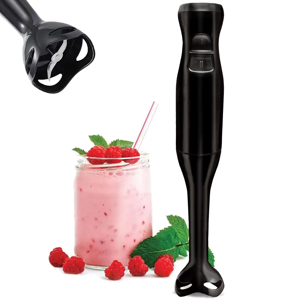 Electric Immersion Hand Blender – Mixer, Chopper, Ice Crusher with 2-Speed Control for Effortless Culinary Mastery – Your All-in-One Kitchen Essential